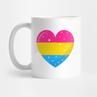 Pansexual Heart Pride Flag Mug